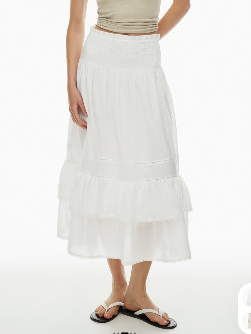 NWT ARITZIA LITTLE MOON 100% cotton skirt, XXS